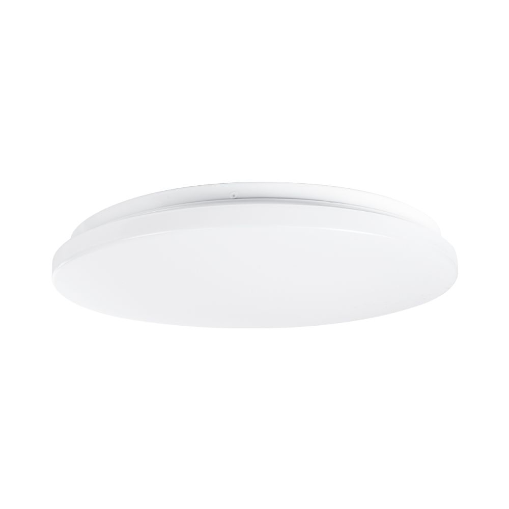 GLOBOSTAR® CELANO 61009 Φωτιστικό Πλαφονιέρα Οροφής LED 30W 2850lm 120° AC 220-240V Αδιάβροχο IP54 Φυσικό Λευκό 4500K - Lumileds SMD Chip - Λευκό Γαλακτερό - Μ33 x Π33 x Υ6cm - 3 Χρόνια Εγγύηση