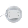 GLOBOSTAR® REVANO 61011 Φωτιστικό Πλαφονιέρα Οροφής LED 12W 1200lm 180° AC 220-240V Αδιάβροχο IP54 Ψυχρό Λευκό 6000K - Lumileds SMD Chip - Λευκό Γαλακτερό - Μ12 x Π12 x Υ4.5cm - 2 Χρόνια Εγγύηση