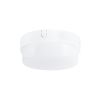GLOBOSTAR® REVANO 61012 Φωτιστικό Πλαφονιέρα Οροφής LED 12W 1140lm 180° AC 220-240V Αδιάβροχο IP54 Φυσικό Λευκό 4500K - Lumileds SMD Chip - Λευκό Γαλακτερό - Μ12 x Π12 x Υ4.5cm - 2 Χρόνια Εγγύηση