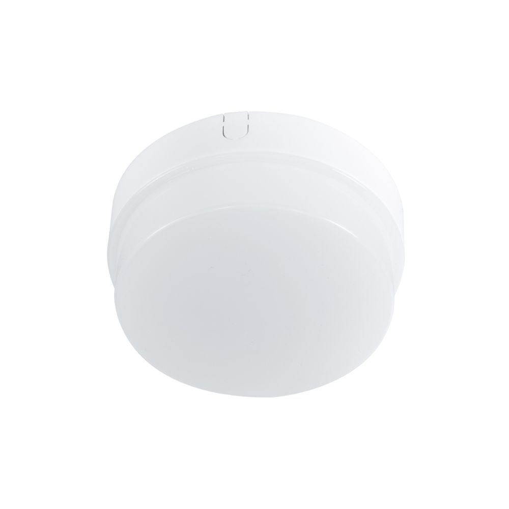 GLOBOSTAR® REVANO 61012 Φωτιστικό Πλαφονιέρα Οροφής LED 12W 1140lm 180° AC 220-240V Αδιάβροχο IP54 Φυσικό Λευκό 4500K - Lumileds SMD Chip - Λευκό Γαλακτερό - Μ12 x Π12 x Υ4.5cm - 2 Χρόνια Εγγύηση