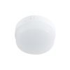 GLOBOSTAR® REVANO 61012 Φωτιστικό Πλαφονιέρα Οροφής LED 12W 1140lm 180° AC 220-240V Αδιάβροχο IP54 Φυσικό Λευκό 4500K - Lumileds SMD Chip - Λευκό Γαλακτερό - Μ12 x Π12 x Υ4.5cm - 2 Χρόνια Εγγύηση