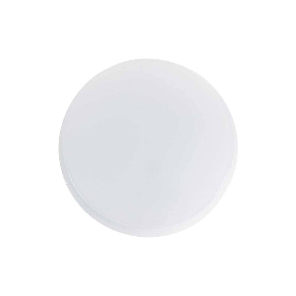 GLOBOSTAR® REVANO 61013 Φωτιστικό Πλαφονιέρα Οροφής LED 12W 1080lm 180° AC 220-240V Αδιάβροχο IP54 Θερμό Λευκό 2700K - Lumileds SMD Chip - Λευκό Γαλακτερό - Μ12 x Π12 x Υ4.5cm - 2 Χρόνια Εγγύηση