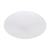 GLOBOSTAR® AVA 61017 Μοντέρνο Φωτιστικό Οροφής LED 76W 7600lm 120° AC 220-240V IP20 Ρυθμιζόμενο Λευκό CCT με Χειριστήριο από 2700K έως 6000K Dimmable - Lumileds SMD Chip - Λευκό Ματ - Μ48 x Π48 x Υ6.5cm - 3 Χρόνια Εγγύηση
