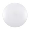 GLOBOSTAR® AVA 61017 Μοντέρνο Φωτιστικό Οροφής LED 76W 7600lm 120° AC 220-240V IP20 Ρυθμιζόμενο Λευκό CCT με Χειριστήριο από 2700K έως 6000K Dimmable - Lumileds SMD Chip - Λευκό Ματ - Μ48 x Π48 x Υ6.5cm - 3 Χρόνια Εγγύηση