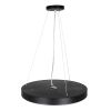 GLOBOSTAR® CASPER 61019 Μοντέρνο Κρεμαστό Φωτιστικό Οροφής LED 76W 8372lm 120° AC 220-240V IP20 Ρυθμιζόμενο Λευκό CCT με Χειριστήριο από 2700K έως 6000K Dimmable - Lumileds SMD Chip - Μαυρό Ματ - Μ45 x Π45 x Υ5.5cm - 3 Χρόνια Εγγύηση