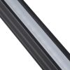 GLOBOSTAR® MARKET 61020 Μοντέρνο Γραμμικό Επεκτεινόμενο Φωτιστικό Οροφής LED 18W 2230lm 60° AC 220-240V IP20 Ψυχρό Λευκό 6000K - Lumileds SMD Chip - Μαύρο Ματ - Μ120 x Π2 x Υ4cm - 3 Χρόνια Εγγύηση