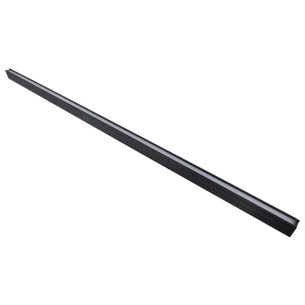 GLOBOSTAR® MARKET 61021 Μοντέρνο Γραμμικό Επεκτεινόμενο Φωτιστικό Οροφής LED 18W 2200lm 60° AC 220-240V IP20 Φυσικό Λευκό 4500K - Lumileds SMD Chip - Μαύρο Ματ - Μ120 x Π2 x Υ4cm - 3 Χρόνια Εγγύηση