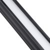 GLOBOSTAR® OFFICE 61025 Μοντέρνο Γραμμικό Επεκτεινόμενο Φωτιστικό Οροφής LED 18W 2170lm 120° AC 220-240V IP20 Θερμό Λευκό 2700K - Lumileds SMD Chip - Μαύρο Ματ - Μ120 x Π2 x Υ4cm - 3 Χρόνια Εγγύηση