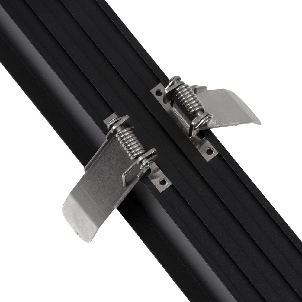 GLOBOSTAR® LUCA 61032 Μοντέρνο Φωτιστικό Οροφής LED 54W 6500lm 120° AC 220-240V IP20 Ρυθμιζόμενο Λευκό CCT με Χειριστήριο από 2700K έως 6000K Dimmable - Lumileds SMD Chip - Μαύρο Ματ - Μ121.5 x Π5 x Υ4cm - 3 Χρόνια Εγγύηση