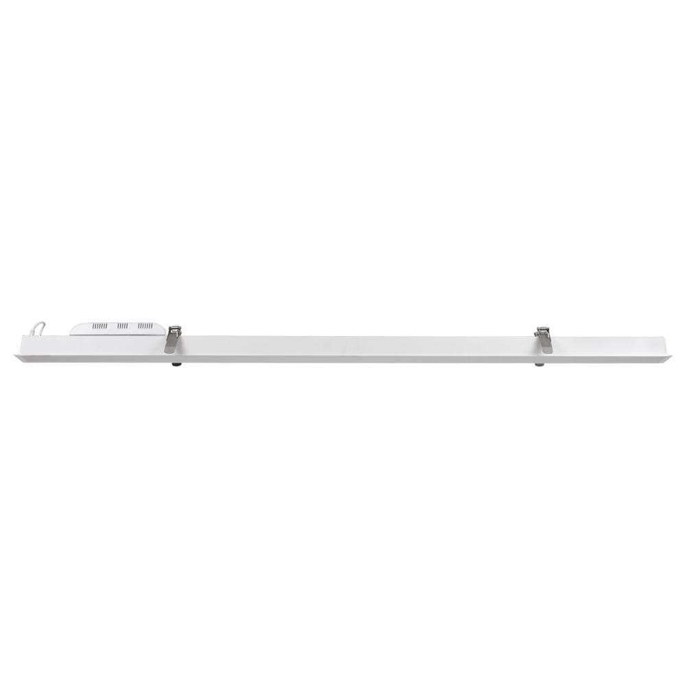 GLOBOSTAR® LUCA 61033 Μοντέρνο Φωτιστικό Οροφής LED 54W 6500lm 120° AC 220-240V IP20 Ρυθμιζόμενο Λευκό CCT με Χειριστήριο από 2700K έως 6000K Dimmable - Lumileds SMD Chip - Λευκό Ματ - Μ121.5 x Π5 x Υ4cm - 3 Χρόνια Εγγύηση