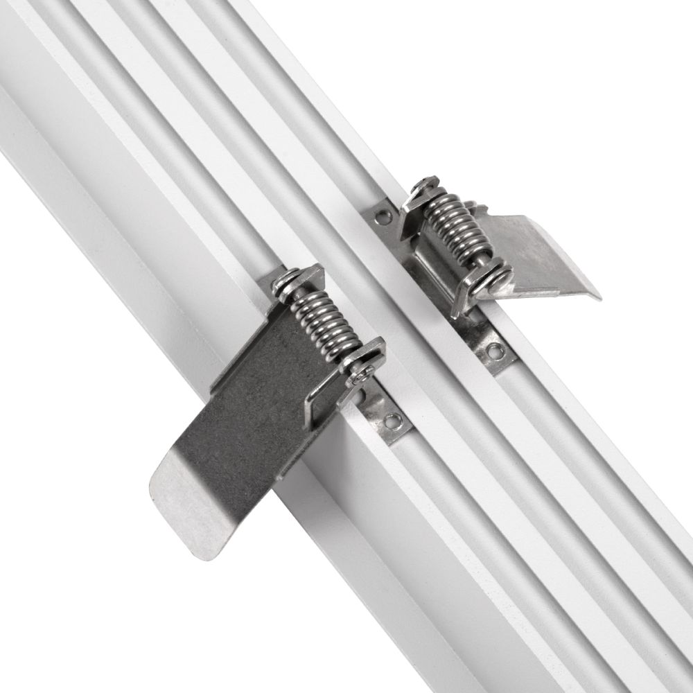 GLOBOSTAR® LUCA 61033 Μοντέρνο Φωτιστικό Οροφής LED 54W 6500lm 120° AC 220-240V IP20 Ρυθμιζόμενο Λευκό CCT με Χειριστήριο από 2700K έως 6000K Dimmable - Lumileds SMD Chip - Λευκό Ματ - Μ121.5 x Π5 x Υ4cm - 3 Χρόνια Εγγύηση