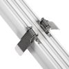 GLOBOSTAR® LUCA 61033 Μοντέρνο Φωτιστικό Οροφής LED 54W 6500lm 120° AC 220-240V IP20 Ρυθμιζόμενο Λευκό CCT με Χειριστήριο από 2700K έως 6000K Dimmable - Lumileds SMD Chip - Λευκό Ματ - Μ121.5 x Π5 x Υ4cm - 3 Χρόνια Εγγύηση