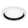 GLOBOSTAR® ARIANA 61034 Μοντέρνο Φωτιστικό Οροφής LED 55W 6376lm 120° AC 220-240V IP20 Ρυθμιζόμενο Λευκό CCT με Χειριστήριο από 2700K έως 6000K Dimmable - Lumileds SMD Chip - Λευκό Ματ & Μαύρο Ματ - Μ48 x Π48 x Υ9cm - 3 Χρόνια Εγγύηση