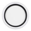 GLOBOSTAR® ARIANA 61034 Μοντέρνο Φωτιστικό Οροφής LED 55W 6376lm 120° AC 220-240V IP20 Ρυθμιζόμενο Λευκό CCT με Χειριστήριο από 2700K έως 6000K Dimmable - Lumileds SMD Chip - Λευκό Ματ & Μαύρο Ματ - Μ48 x Π48 x Υ9cm - 3 Χρόνια Εγγύηση