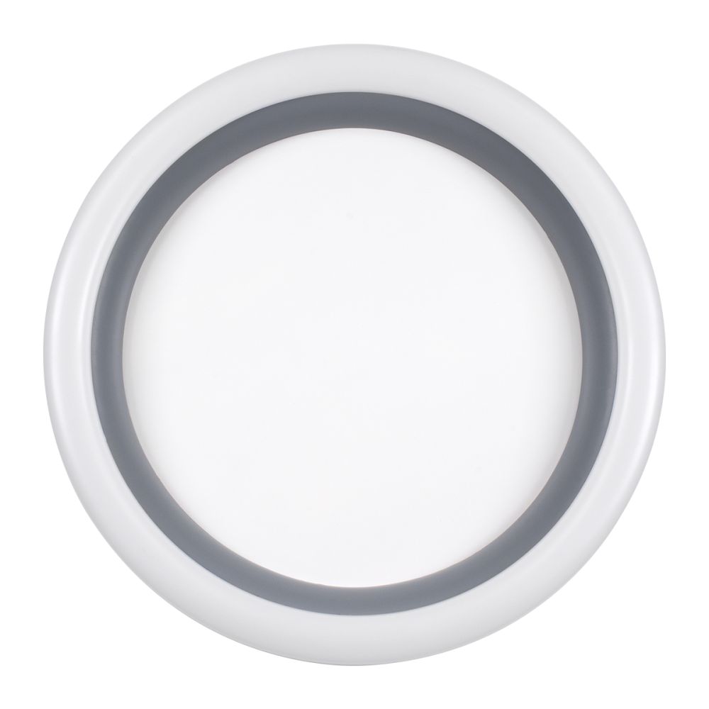 GLOBOSTAR® ARIANA 61036 Μοντέρνο Φωτιστικό Οροφής LED 55W 6376lm 120° AC 220-240V IP20 Ρυθμιζόμενο Λευκό CCT με Χειριστήριο από 2700K έως 6000K Dimmable - Lumileds SMD Chip - Γκρι - Μ48 x Π48 x Υ9cm - 3 Χρόνια Εγγύηση