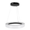 GLOBOSTAR® ARIANA 61037 Μοντέρνο Κρεμαστό Φωτιστικό Οροφής LED 55W 6376lm 120° AC 220-240V IP20 Ρυθμιζόμενο Λευκό CCT με Χειριστήριο από 2700K έως 6000K Dimmable - Lumileds SMD Chip - Μαυρό Ματ - Μ48 x Π48 x Υ6.5cm - 3 Χρόνια Εγγύηση