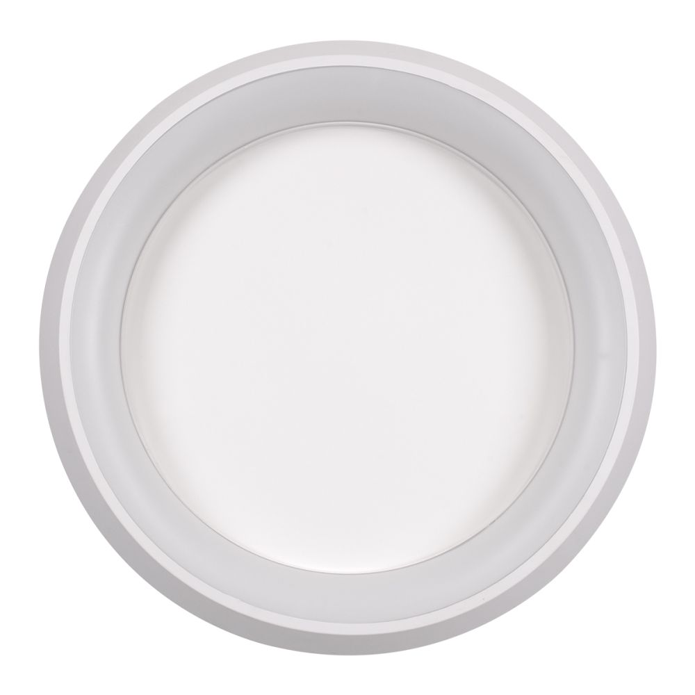 GLOBOSTAR® MELINA 61041 Μοντέρνο Φωτιστικό Οροφής LED 55W 6376lm 120° AC 220-240V IP20 Ρυθμιζόμενο Λευκό CCT με Χειριστήριο από 2700K έως 6000K Dimmable - Lumileds SMD Chip - Λευκό Ματ - Μ48 x Π48 x Υ9cm - 3 Χρόνια Εγγύηση