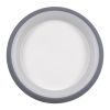 GLOBOSTAR® MELINA 61042 Μοντέρνο Φωτιστικό Οροφής LED 55W 6376lm 120° AC 220-240V IP20 Ρυθμιζόμενο Λευκό CCT με Χειριστήριο από 2700K έως 6000K Dimmable - Lumileds SMD Chip - Γκρι - Μ48 x Π48 x Υ9cm - 3 Χρόνια Εγγύηση
