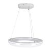 GLOBOSTAR® MELINA 61044 Μοντέρνο Κρεμαστό Φωτιστικό Οροφής LED 55W 6376lm 120° AC 220-240V IP20 Ρυθμιζόμενο Λευκό CCT με Χειριστήριο από 2700K έως 6000K Dimmable - Lumileds SMD Chip - Λευκό Ματ - Μ48 x Π48 x Υ6.5cm - 3 Χρόνια Εγγύηση