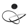 GLOBOSTAR® DEXTER 61049 Μοντέρνο Κρεμαστό Φωτιστικό Οροφής LED 72W 7200lm 300° AC 220-240V IP20 Ρυθμιζόμενο Λευκό CCT με Χειριστήριο από 2700K έως 6000K Dimmable - Lumileds SMD Chip - Μαύρο Ματ - Μ56 x Π56 x Υ14cm - 3 Χρόνια Εγγύηση