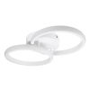 GLOBOSTAR® CORA 61059 Μοντέρνο Φωτιστικό Οροφής LED 18W 2160lm 300° AC 220-240V IP20 Ρυθμιζόμενο Λευκό CCT με On/Off 2700K/4500K/6000K - Lumileds SMD Chip - Λευκό Ματ - Μ36 x Π20.5 x Υ7cm - 3 Χρόνια Εγγύηση