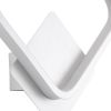 GLOBOSTAR® LENA 61080 Μοντέρνο Φωτιστικό Τοίχου - Απλίκα LED 12W 1440lm 300° AC 220-240V IP20 Ρυθμιζόμενο Λευκό CCT με On/Off 2700K/4500K/6000K - Lumileds SMD Chip - Λευκό Ματ - Μ25 x Π5.5 x Υ29.5cm - 3 Χρόνια Εγγύηση