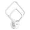 GLOBOSTAR® ANNA 61086 Μοντέρνο Φωτιστικό Τοίχου - Απλίκα LED 15W 1800lm 300° AC 220-240V IP20 Ρυθμιζόμενο Λευκό CCT με On/Off 2700K/4500K/6000K - Lumileds SMD Chip - Λευκό Ματ - Μ25 x Π8 x Υ30cm - 3 Χρόνια Εγγύηση