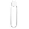 GLOBOSTAR® ILDI 61089 Μοντέρνο Κρεμαστό Φωτιστικό Οροφής LED 12W 1440lm 300° AC 220-240V IP20 Ρυθμιζόμενο Λευκό CCT με On/Off 2700K/4500K/6000K - Lumileds SMD Chip - Λευκό Ματ - Μ10 x Π2.3 x Υ38cm - 3 Χρόνια Εγγύηση