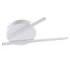 GLOBOSTAR® DRACO 61092 Μοντέρνο Φωτιστικό Οροφής LED 36W 4428lm 120° AC 220-240V IP20 Ρυθμιζόμενο Λευκό CCT με Χειριστήριο από 2700K έως 6000K Dimmable - Lumileds SMD Chip - Λευκό Ματ - Μ50 x Π50 x Υ6cm - 3 Χρόνια Εγγύηση