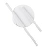 GLOBOSTAR® DRACO 61092 Μοντέρνο Φωτιστικό Οροφής LED 36W 4428lm 120° AC 220-240V IP20 Ρυθμιζόμενο Λευκό CCT με Χειριστήριο από 2700K έως 6000K Dimmable - Lumileds SMD Chip - Λευκό Ματ - Μ50 x Π50 x Υ6cm - 3 Χρόνια Εγγύηση