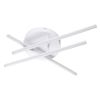 GLOBOSTAR® DRACO 61094 Μοντέρνο Φωτιστικό Οροφής LED 45W 5535lm 120° AC 220-240V IP20 Ρυθμιζόμενο Λευκό CCT με Χειριστήριο από 2700K έως 6000K Dimmable - Lumileds SMD Chip - Λευκό Ματ - Μ50 x Π50 x Υ11cm - 3 Χρόνια Εγγύηση