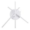 GLOBOSTAR® DRACO 61094 Μοντέρνο Φωτιστικό Οροφής LED 45W 5535lm 120° AC 220-240V IP20 Ρυθμιζόμενο Λευκό CCT με Χειριστήριο από 2700K έως 6000K Dimmable - Lumileds SMD Chip - Λευκό Ματ - Μ50 x Π50 x Υ11cm - 3 Χρόνια Εγγύηση