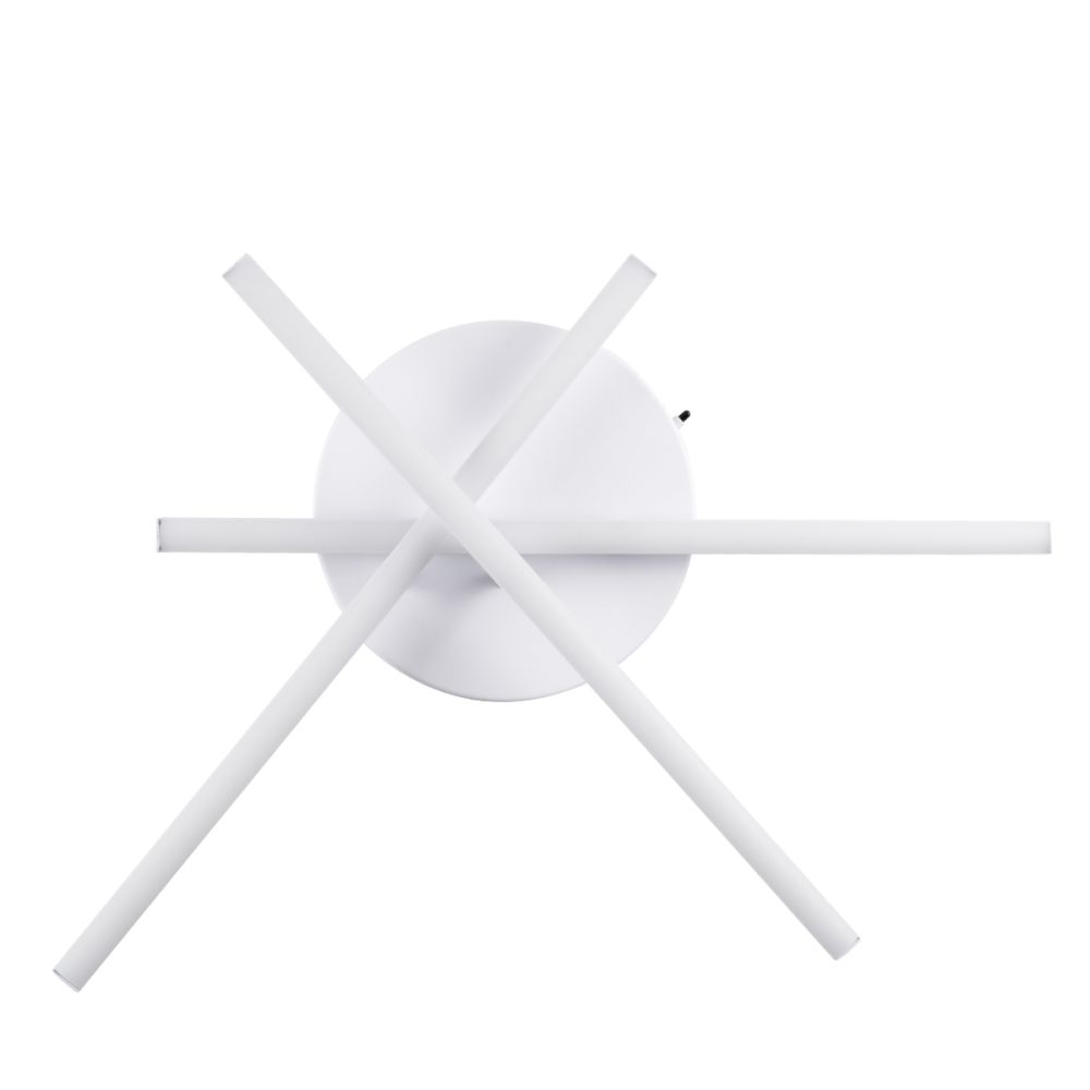 GLOBOSTAR® DRACO 61094 Μοντέρνο Φωτιστικό Οροφής LED 45W 5535lm 120° AC 220-240V IP20 Ρυθμιζόμενο Λευκό CCT με Χειριστήριο από 2700K έως 6000K Dimmable - Lumileds SMD Chip - Λευκό Ματ - Μ50 x Π50 x Υ11cm - 3 Χρόνια Εγγύηση