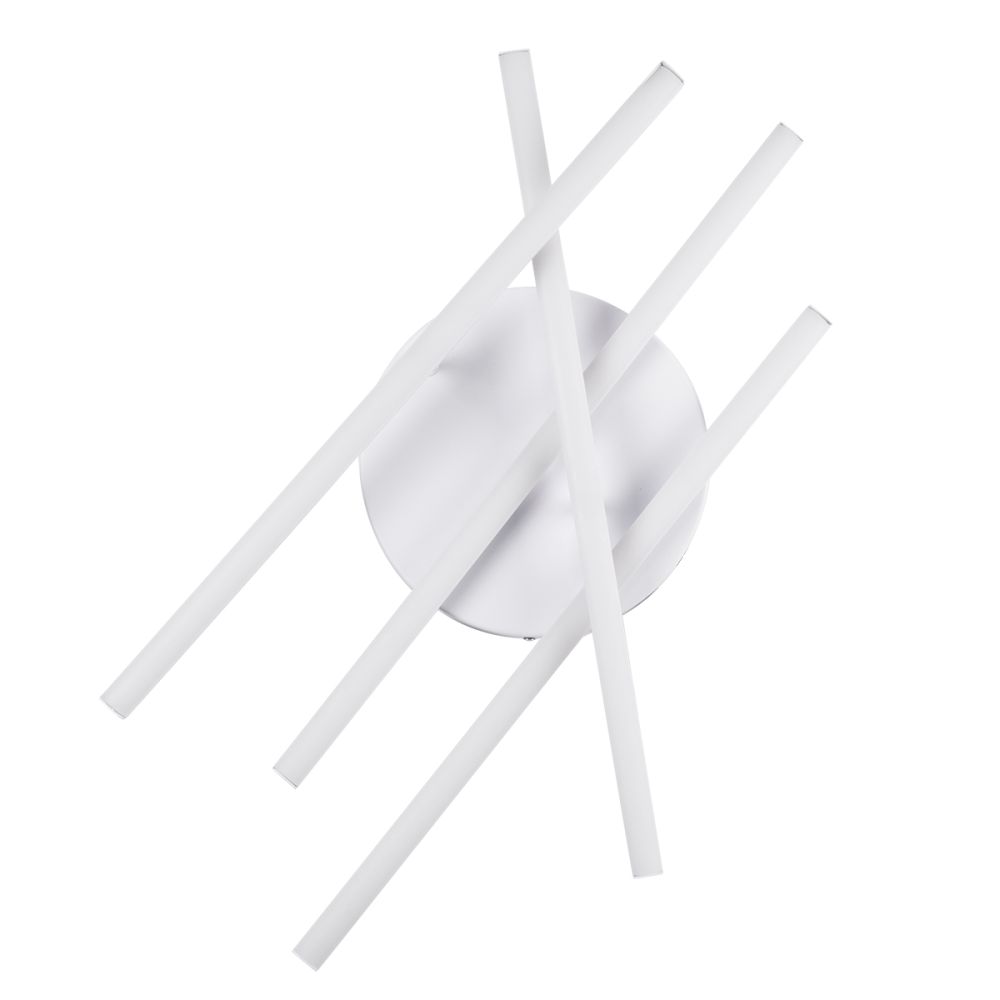 GLOBOSTAR® DRACO 61096 Μοντέρνο Φωτιστικό Οροφής LED 60W 7380lm 120° AC 220-240V IP20 Ρυθμιζόμενο Λευκό CCT με Χειριστήριο από 2700K έως 6000K Dimmable - Lumileds SMD Chip - Λευκό Ματ - Μ60 x Π60 x Υ11cm - 3 Χρόνια Εγγύηση