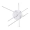 GLOBOSTAR® DRACO 61096 Μοντέρνο Φωτιστικό Οροφής LED 60W 7380lm 120° AC 220-240V IP20 Ρυθμιζόμενο Λευκό CCT με Χειριστήριο από 2700K έως 6000K Dimmable - Lumileds SMD Chip - Λευκό Ματ - Μ60 x Π60 x Υ11cm - 3 Χρόνια Εγγύηση
