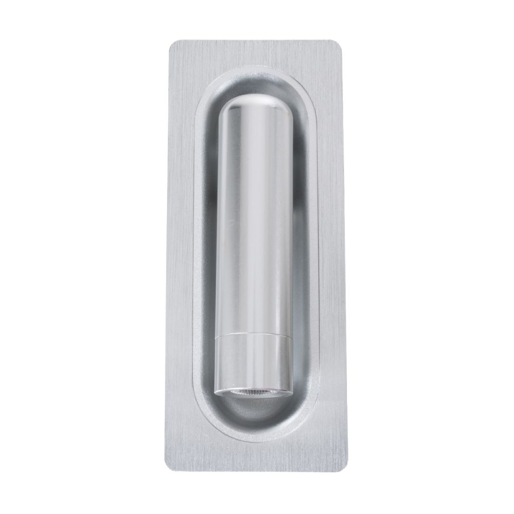 GLOBOSTAR® MANHATTAN 61099 Μοντέρνο Φωτιστικό Τοίχου - Απλίκα Ξενοδοχείου Reading Light LED 3W 405lm 36° AC 220-240V IP20 Φυσικό Λευκό 4500K - Bridgelux COB Chip & TÜV SÜD Driver - Νίκελ Βούρτσας - Μ7 x Π7 x Υ17cm - 3 Χρόνια Εγγύηση