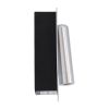 GLOBOSTAR® MANHATTAN 61099 Μοντέρνο Φωτιστικό Τοίχου - Απλίκα Ξενοδοχείου Reading Light LED 3W 405lm 36° AC 220-240V IP20 Φυσικό Λευκό 4500K - Bridgelux COB Chip & TÜV SÜD Driver - Νίκελ Βούρτσας - Μ7 x Π7 x Υ17cm - 3 Χρόνια Εγγύηση