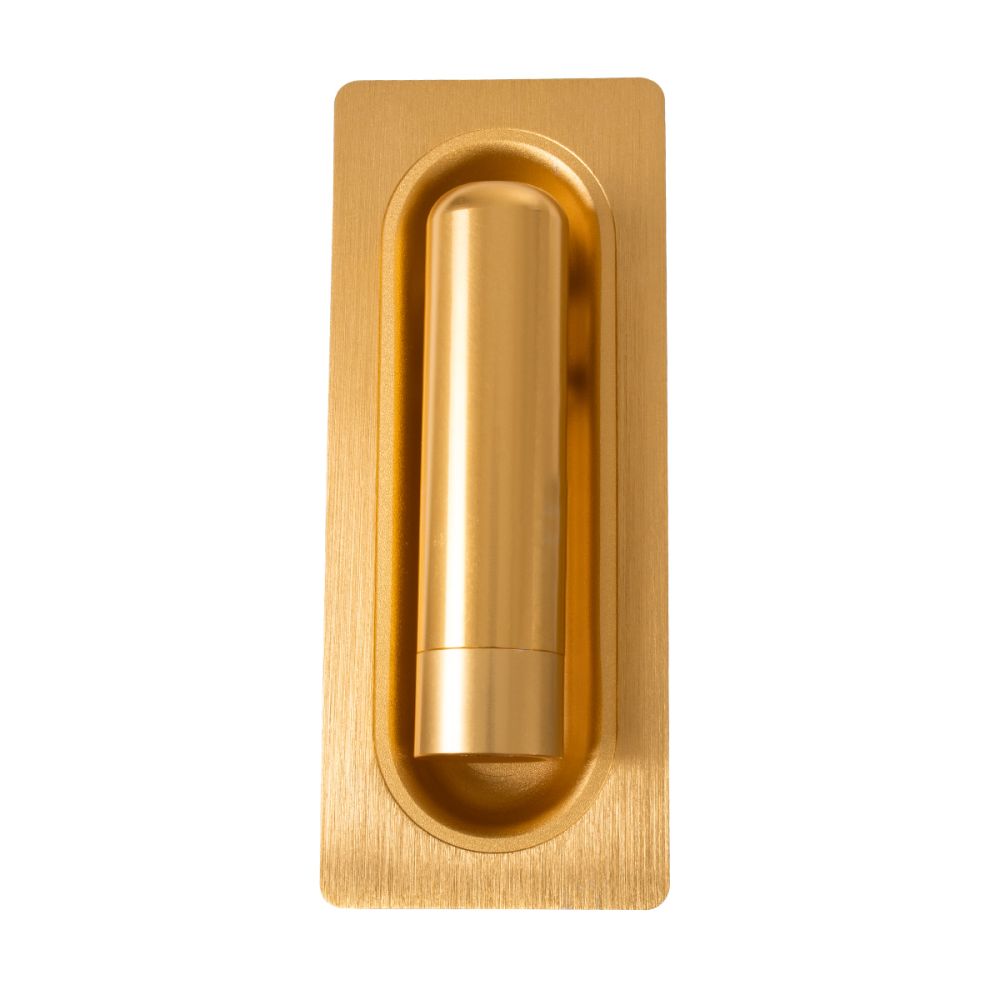 GLOBOSTAR® MANHATTAN 61100 Μοντέρνο Φωτιστικό Τοίχου - Απλίκα Ξενοδοχείου Reading Light LED 3W 405lm 36° AC 220-240V IP20 Φυσικό Λευκό 4500K - Bridgelux COB Chip & TÜV SÜD Driver - Χρυσό Βούρτσας - Μ7 x Π7 x Υ17cm - 3 Χρόνια Εγγύηση