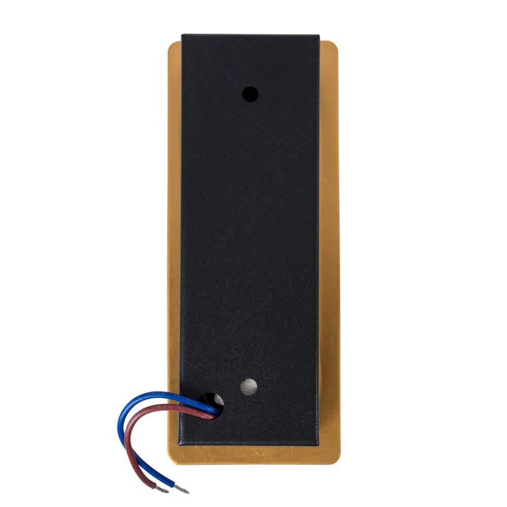 GLOBOSTAR® MANHATTAN 61100 Μοντέρνο Φωτιστικό Τοίχου - Απλίκα Ξενοδοχείου Reading Light LED 3W 405lm 36° AC 220-240V IP20 Φυσικό Λευκό 4500K - Bridgelux COB Chip & TÜV SÜD Driver - Χρυσό Βούρτσας - Μ7 x Π7 x Υ17cm - 3 Χρόνια Εγγύηση