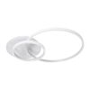 GLOBOSTAR® NEMESIS 61106 Μοντέρνο Φωτιστικό Οροφής LED 67W 6700lm 360° AC 220-240V IP20 Ρυθμιζόμενο Λευκό CCT με Χειριστήριο από 2700K έως 6000K Dimmable - Lumileds SMD Chip - Λευκό Ματ - Μ84 x Π45 x Υ13cm - 3 Χρόνια Εγγύηση