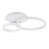 GLOBOSTAR® VENOM 61121 Μοντέρνο Φωτιστικό Οροφής LED 67W 8107lm 360° AC 220-240V IP20 Ρυθμιζόμενο Λευκό CCT με Χειριστήριο από 2700K έως 6000K Dimmable - Lumileds SMD Chip - Λευκό Ματ - Μ60 x Π40 x Υ12.5cm - 3 Χρόνια Εγγύηση