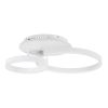 GLOBOSTAR® VENOM 61121 Μοντέρνο Φωτιστικό Οροφής LED 67W 8107lm 360° AC 220-240V IP20 Ρυθμιζόμενο Λευκό CCT με Χειριστήριο από 2700K έως 6000K Dimmable - Lumileds SMD Chip - Λευκό Ματ - Μ60 x Π40 x Υ12.5cm - 3 Χρόνια Εγγύηση