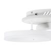 GLOBOSTAR® VENOM 61121 Μοντέρνο Φωτιστικό Οροφής LED 67W 8107lm 360° AC 220-240V IP20 Ρυθμιζόμενο Λευκό CCT με Χειριστήριο από 2700K έως 6000K Dimmable - Lumileds SMD Chip - Λευκό Ματ - Μ60 x Π40 x Υ12.5cm - 3 Χρόνια Εγγύηση