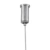 GLOBOSTAR® DIAMOND TRIO 61145 Μοντέρνο Κρεμαστό Φωτιστικό Οροφής LED 120W 14723lm 360° AC 220-240V IP20 Ρυθμιζόμενο Λευκό CCT με Χειριστήριο από 2700K έως 6000K Dimmable - Lumileds SMD Chip - Χρυσό Βούρτσας - Μ150 x Π150 x Υ60cm - 3 Χρόνια Εγγύηση