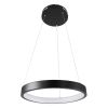 GLOBOSTAR® NEMESIS 61155 Μοντέρνο Κρεμαστό Φωτιστικό Οροφής LED 30W 3513lm 360° AC 220-240V IP20 Ρυθμιζόμενο Λευκό CCT με Χειριστήριο από 2700K έως 6000K Dimmable - Lumileds SMD Chip - Μαυρό Ματ - Μ40 x Π40 x Υ4cm - 3 Χρόνια Εγγύηση
