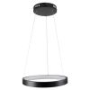 GLOBOSTAR® NEMESIS 61155 Μοντέρνο Κρεμαστό Φωτιστικό Οροφής LED 30W 3513lm 360° AC 220-240V IP20 Ρυθμιζόμενο Λευκό CCT με Χειριστήριο από 2700K έως 6000K Dimmable - Lumileds SMD Chip - Μαυρό Ματ - Μ40 x Π40 x Υ4cm - 3 Χρόνια Εγγύηση