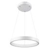 GLOBOSTAR® NEMESIS 61156 Μοντέρνο Κρεμαστό Φωτιστικό Οροφής LED 30W 3513lm 360° AC 220-240V IP20 Ρυθμιζόμενο Λευκό CCT με Χειριστήριο από 2700K έως 6000K Dimmable - Lumileds SMD Chip - Λευκό Ματ - Μ40 x Π40 x Υ4cm - 3 Χρόνια Εγγύηση