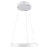 GLOBOSTAR® NEMESIS 61156 Μοντέρνο Κρεμαστό Φωτιστικό Οροφής LED 30W 3513lm 360° AC 220-240V IP20 Ρυθμιζόμενο Λευκό CCT με Χειριστήριο από 2700K έως 6000K Dimmable - Lumileds SMD Chip - Λευκό Ματ - Μ40 x Π40 x Υ4cm - 3 Χρόνια Εγγύηση