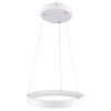 GLOBOSTAR® NEMESIS 61156 Μοντέρνο Κρεμαστό Φωτιστικό Οροφής LED 30W 3513lm 360° AC 220-240V IP20 Ρυθμιζόμενο Λευκό CCT με Χειριστήριο από 2700K έως 6000K Dimmable - Lumileds SMD Chip - Λευκό Ματ - Μ40 x Π40 x Υ4cm - 3 Χρόνια Εγγύηση