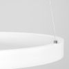 GLOBOSTAR® NEMESIS 61156 Μοντέρνο Κρεμαστό Φωτιστικό Οροφής LED 30W 3513lm 360° AC 220-240V IP20 Ρυθμιζόμενο Λευκό CCT με Χειριστήριο από 2700K έως 6000K Dimmable - Lumileds SMD Chip - Λευκό Ματ - Μ40 x Π40 x Υ4cm - 3 Χρόνια Εγγύηση